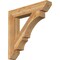 Ekena Millwork Balboa Slat Rough Sawn Bracket, Western Red Cedar, 6"W x 36"D x 36"H BKT06X36X36BOA06RWR - alternate 1
